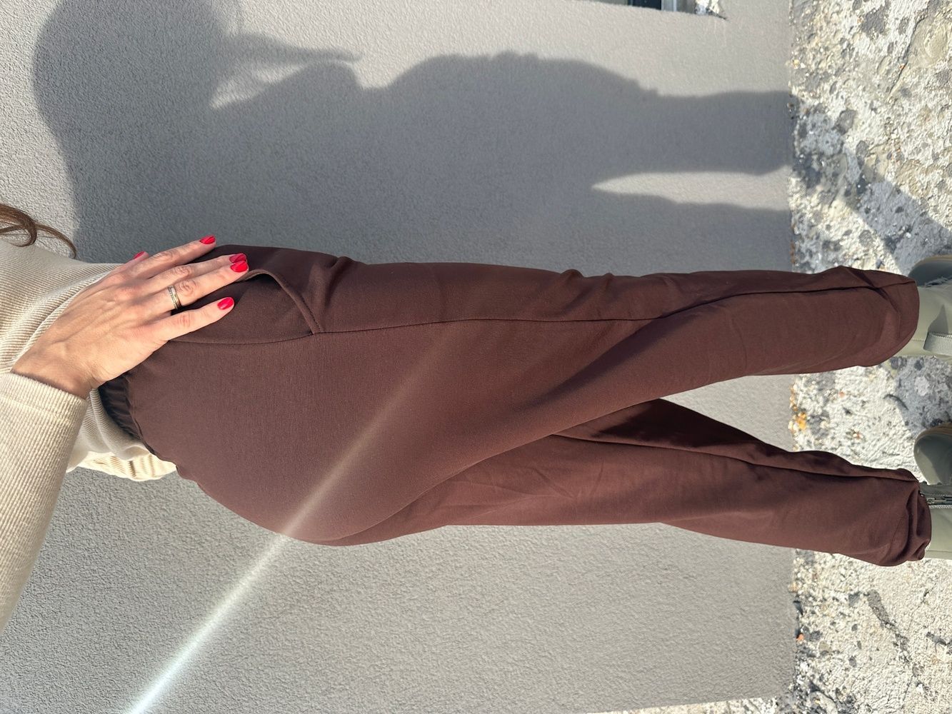 Жіночі спортивні штани - джогери коричневий L W_Joggers_Brown_L фото