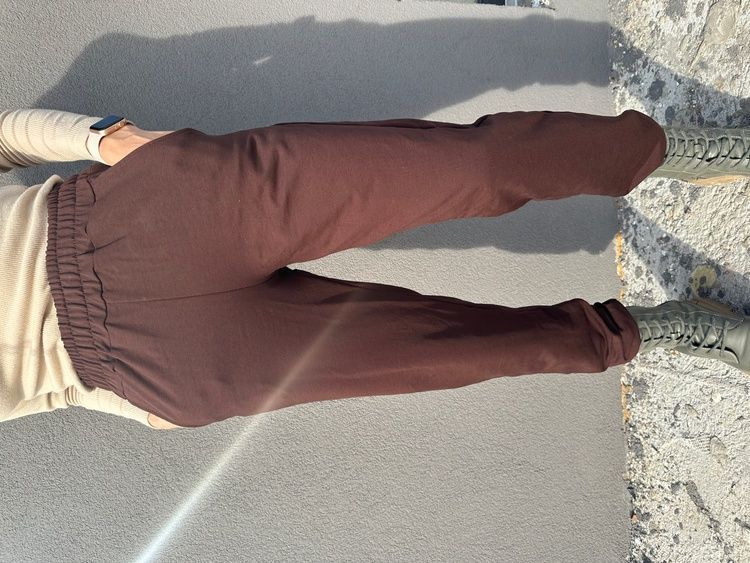 Жіночі спортивні штани - джогери коричневий L W_Joggers_Brown_L фото