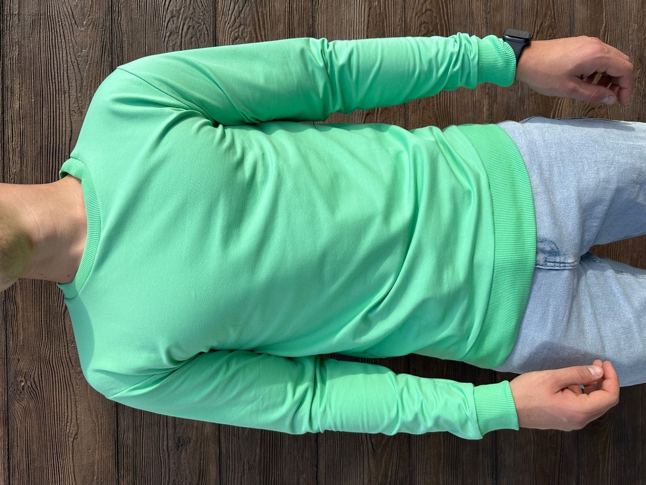 Світшот базовий унісекс м'ятний S U_Sweat_Minty_S фото